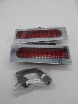 Custom Dynamics NOS Harley Davidson Pair Light Pro Fillerz Red/Chrome