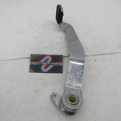Harley Davidson OEM Chrome Rear Brake Pedal Lever w Pad Softail Deuce