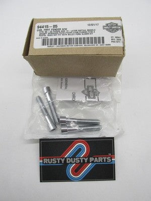 Harley Davidson Genuine NOS Front Fender Hardware Kit 94415-05