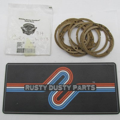 Lot of 13 Harley-Davidson OEM NOS Turn Signal Lens Gaskets 68481-73