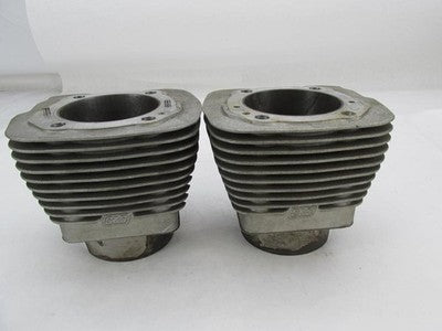 Pair of S&S Cycle Harley Davidson 4" Bore Cylinder Jugs 1043-68 1792-6
