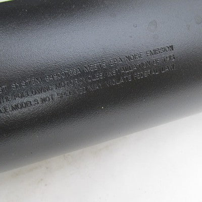 Harley Davidson OEM Touring Black Stock Slip On Mufflers 64900766A 649