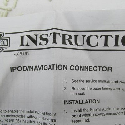 Harley OEM NOS 06-13 Touring iPod/NIM Connector Seal Wiring Harness Ki