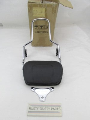 NOS Detachables Passenger Backrest Sissy Bar for Harley Touring 09-Up