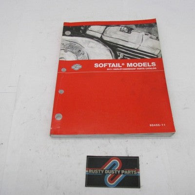 Harley Davidson Official Factory 2011 Softail Models Parts Catalog 994