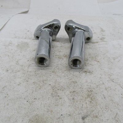 Pair of Harley Davidson OEM Straight Chrome 4.25" Handlebar Risers 1 5