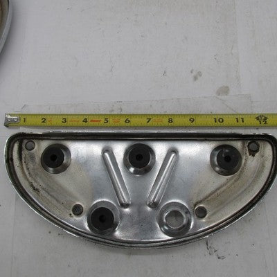 Pair of Harley-Davidson OEM Half-Moon 12.5" Footboard Pans Floorboard