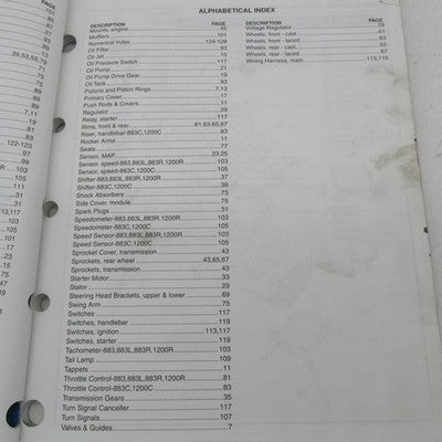 Harley-Davidson Official Factory 2006 Sportster Models Parts Catalog 9
