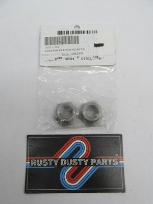 Bassani NOS 2 Pack 102P2 18mm-12mm Brushing Adapters for 02 Ports 1861
