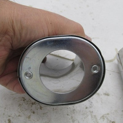 Harley Davidson OEM Pair of Stock Chrome Fork Slider Covers FLHT 1986-