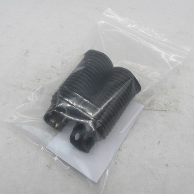 Pair of Harley OEM Vintage Female Mount Cushion Ribbed Black Rubber Fo