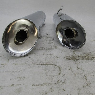 Pair of Harley Davidson OEM Stock V Rod VRSC Exhaust Mufflers 65153-01