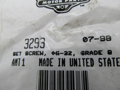 Lot of 2 Harley Davidson Genuine NOS Set Screws 3293