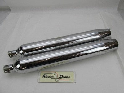 Pair of Harley-Davidson Genuine Touring Exhaust Mufflers 65539-95A