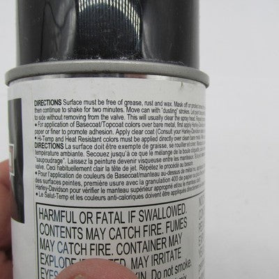 Harley Davidson Genuine NOS Charcoal Metallic Paint 12oz 98606EWA