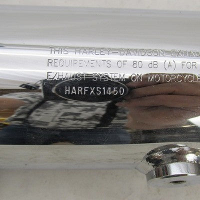 Harley Davidson OEM Stock Chrome Muffler Softail Excellent Condition 6