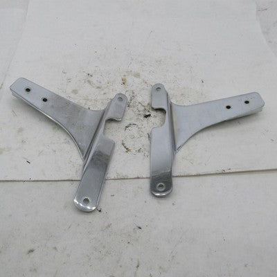 Pair Harley OEM Rigid Mount Sissy Bar Sideplates 00-16 Softboy Fatboy