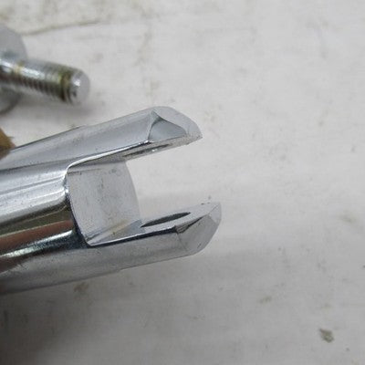 Pair of Chrome Footpeg 3.75" Extension Adapter Clevis Male Mounts for