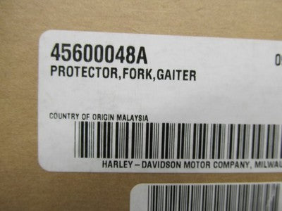 Harley-Davidson OEM NOS Fork Boot/Gaiter Protector 45600048A