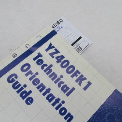 Yamaha YZ400FK1 1997 Technical Orientation Guide