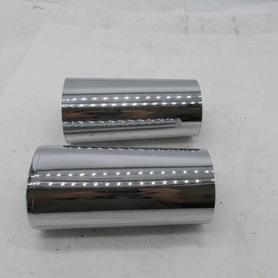 Pair of Harley Genuine Stock Chrome Fork Slider Covers FLHT 1986-2013