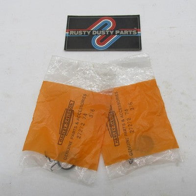 Lot of 2 Harley-Davidson OEM NOS 1/4" Throttle Return Springs 27272-74