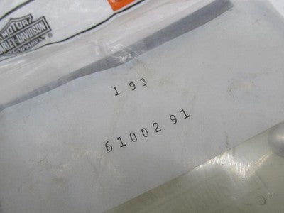 Harley Genuine NOS Cream White Leather Heritage Gas Tank Harness Panel