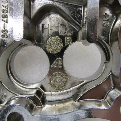 Pair of Harley OEM Stock Twin Cam Lifter Block Covers Chrome 17965-99