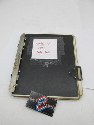 Honda Official Factory 1974 CB750 K4 Parts Catalog Manual Book
