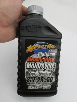 Spectro NOS Heavy Duty Platinum SAE 20w50 Full Synthetic 1QT - R.HDP25