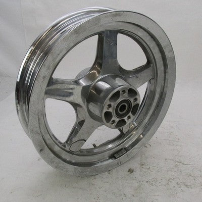Harley OEM 16x3x3/4" Chrome 5-Spoke Dual Disc Thunderstar Front Wheel