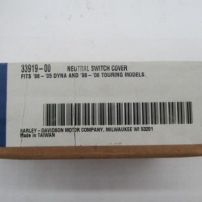 Harley Davidson Genuine Neutral Switch Cover 98-05 Dyna 98-06 Touring