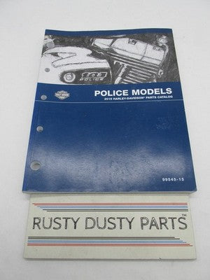 Harley-Davidson Official Factory 2015 Police Models Parts Catalog 99545-15