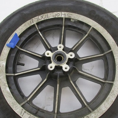 Harley OEM 87-99 Touring 10-Spoke 16x3" Front Mag Wheel *DAMAGED* 4349