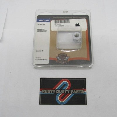 Harley-Davidson Genuine NOS Chrome Bullseye Console Nut 94755-99