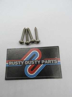 LOT of 4 Harley OEM NOS No. 10 x 1-1/8" Torx Pan Head Self-Tapping Scr