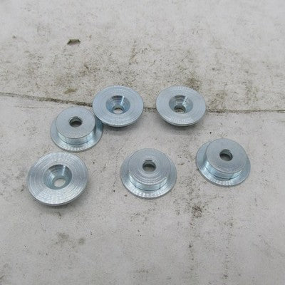 Lot of 6 Harley Davidson Solid CNC Countersunk 0.3" Handlebar Riser Bu