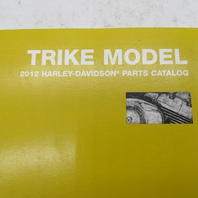 Harley Davidson Genuine 2012 Trike Model Parts Catalog Factory Manual