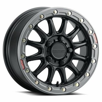 RACELINE A14 Alpha Beadlock Wheels Black/Gunmetal A14BG-51012+25