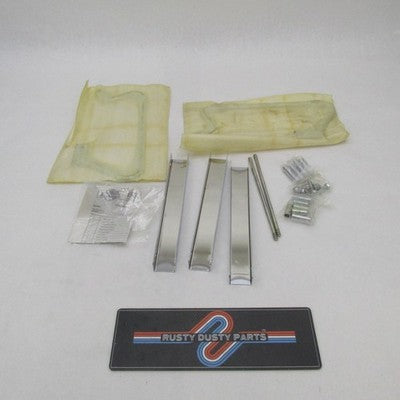Harley Davidson OEM NOS Chrome 3 Channel Luggage Rack Kit FLHR 94+ 533