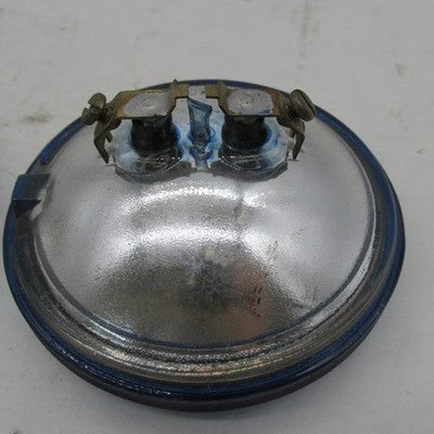 Pair of Wagner VTG 4-1/2" PAR36 Sealed Beam Police Spot Lamps Blue 12V