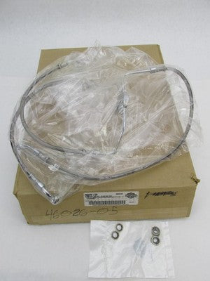 Harley Davidson Genuine NOS Stainless Steal Brake Line Kit FLHR 46026-