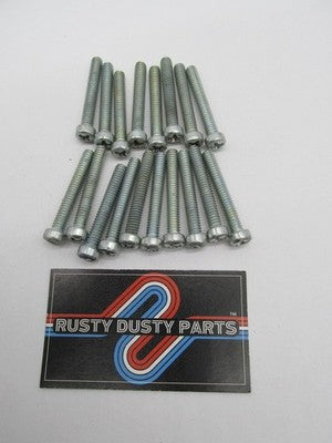 Lot of 18 Harley Genuine NOS 1/4"-20 x 1-3/4" Pozidriv Fillister Screw