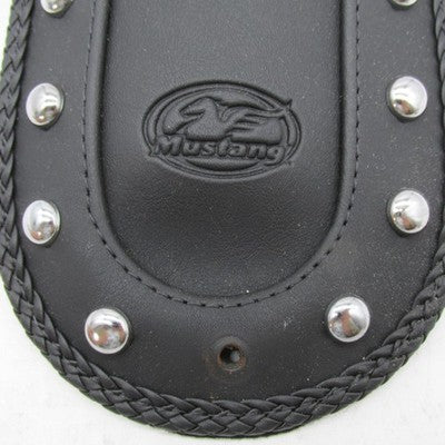Mustang Harley 15" x 5" Studded Black Vinyl Fender Bib