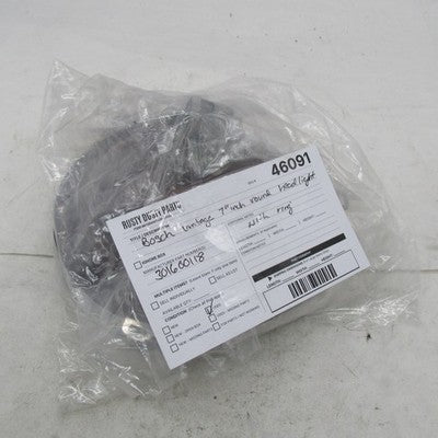 Bosch Harley Davidson OEM Vintage 7" H4 Headlight with Trim Ring 13056