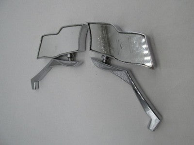 Pair of American Eagle Flag Motorcycle Harley Davidson Chopper Side Mi