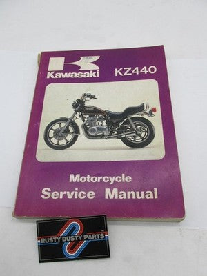 Kawasaki Official Factory 1980-1982 KZ440 Service Manual 99924-1022-03