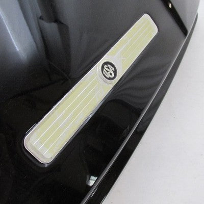 Harley OEM Tour-Pak Luggage Lid Black w/ Burgundy & Gold Pinstripes 79