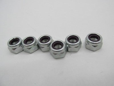 Lot of 6 Harley Davidson Genuine NOS 1/4"-28 x 5/16" x 7/16" Hex Nyloc