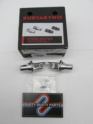 Kuryankyn Victory Indian Tapered Chrome Foot Peg Adapters 8805